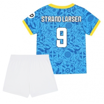 Billige Fotballdrakt Wolves Jorgen Strand Larsen #9 Replika Tredjedraktsett Barn 2025-26 Kortermet (med bukser)